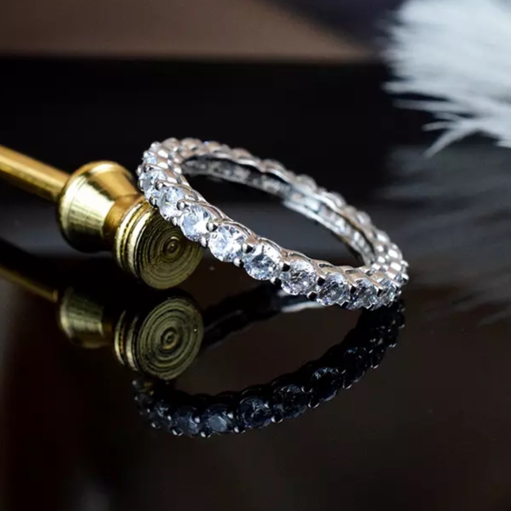 New 925 Sterling Silver Engagement Ring - Picture 6 of 6
